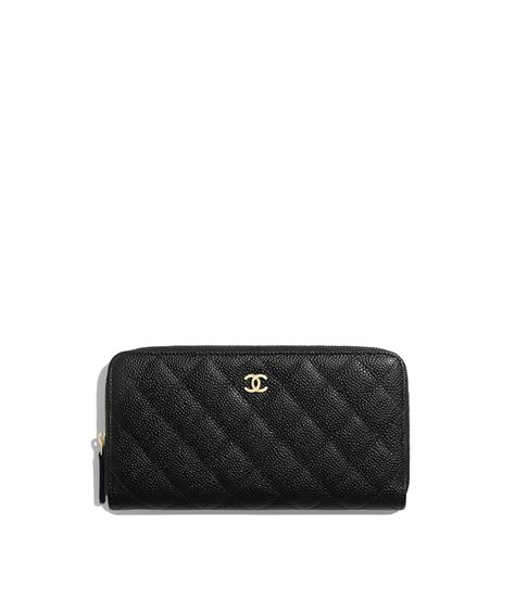 chanel zip pocket wallet size|chanel classic long zipped wallet.